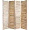 Homestyle4U Kambario pertvara, 160x2x170 cm, ruda