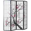 Homestyle4U Kambario pertvara, 176x2x179 cm, juoda, balta, raudona