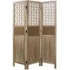 Homestyle4U Kambario pertvara, 120x1,7x170 cm, ruda
