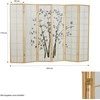 Homestyle4U Kambario pertvara, 263x2x179 cm, smėlio spalvos