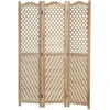Homestyle4U Kambario pertvara, 120x2x170 cm, ruda