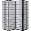 Homestyle4U Kambario pertvara, 176x2.2x175 cm, juoda