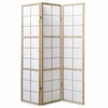 Homestyle4U Kambario pertvara, 132x2.2x175 cm, ruda