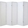 Homestyle4U Kambario pertvara, 220x2.2x175 cm, balta