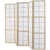 Homestyle4U Kambario pertvara, 220x2.2x175 cm, balta
