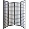 Homestyle4U Kambario pertvara, 176x2.2x175 cm, juoda