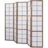 Homestyle4U Kambario pertvara, 220x2,2x175 cm, ruda