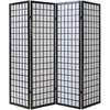 Homestyle4U Kambario pertvara, 176x2.2x175 cm, juoda