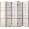 Homestyle4U Kambario pertvara, 220x2.2x175 cm, balta