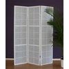 Homestyle4U Kambario pertvara, 132x2.2x175 cm, balta