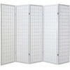 Homestyle4U Kambario pertvara, 220x2.2x175 cm, balta