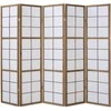 Homestyle4U Kambario pertvara, 220x2,2x175 cm, ruda