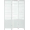 Homestyle4U Kambario pertvara, 130x2,2x175 cm, balta
