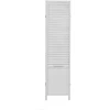 Homestyle4U Kambario pertvara, 130x2,2x175 cm, balta