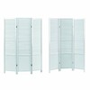 Homestyle4U Kambario pertvara, 130x2,2x175 cm, balta