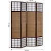 Homestyle4U Kambario pertvara, 160x200x1,8 cm, ruda