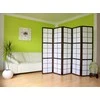 Homestyle4U Kambario pertvara, 220x2,2x175 cm, juoda