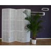 Homestyle4U Kambario pertvara, 176x2.2x175 cm, balta