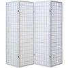 Homestyle4U Kambario pertvara, Shoji sulankstoma 4 dalių, 176x2.2x175 cm, balta