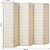 Homestyle4U Kambario pertvara, 264x2,2x175 cm, ruda