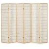 Homestyle4U Kambario pertvara, 264x2,2x175 cm, ruda