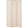 Homestyle4U Kambario pertvara, Shoji 3 dalių sulankstoma, 132x2,2x175 cm, ruda