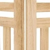Homestyle4U Kambario pertvara, 120x2x170 cm, ruda