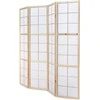 Homestyle4U Kambario pertvara, 176x2,2x175 cm, ruda