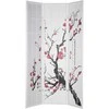 Homestyle4U Kambario pertvara, 132x2.2x179 cm, balta