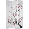 Homestyle4U Kambario pertvara, 132x2.2x179 cm, balta