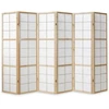 Homestyle4U Kambario pertvara, 264x2.2x175 cm, ruda