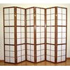 Homestyle4U Kambario pertvara, Shoji sulankstoma, 264x2.2x175 cm, ruda