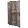 Homestyle4U Kambario pertvara, 120x2x170 cm, ruda