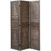 Homestyle4U Kambario pertvara, 120x2x170 cm, ruda