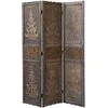 Homestyle4U Kambario pertvara, 120x2x170 cm, ruda