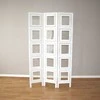 Homestyle4U Kambario pertvara, nuotraukų stendas, 93x2x161 cm, balta