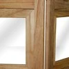 Homestyle4U Kambario pertvara, 93x2x161 cm, ruda