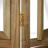 Homestyle4U Kambario pertvara, 93x2x161 cm, ruda