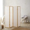 Homestyle4U Kambario pertvara, 176x2.2x175 cm, ruda