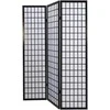 Homestyle4U Kambario pertvara, 132x2.2x175 cm, juoda