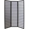 Homestyle4U Kambario pertvara, 132x2.2x175 cm, juoda