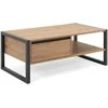 Homestyle4U Kavos staliukas, 100x55x40 cm, pilka