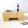 Homestyle4U Kavos staliukas, 80x80x35 cm, rudas