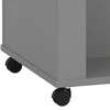 Homestyle4U Kavos staliukas, 114.5x49x50.5 cm, pilka ir ruda