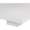 Homestyle4U Kavos staliukas, 90x41x50 cm, balta, ruda