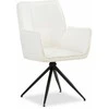 Homestyle4U Valgomojo kėdė, 61x92,5x57,5 cm, balta
