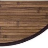 Homestyle4U Kilimėlis, bambukas, 90x90x1 cm, rudas