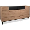 Homestyle4U Komoda, 180x41.8x90.4 cm, ruda