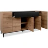 Homestyle4U Komoda, 180x41.8x90.4 cm, ruda