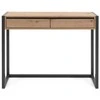Homestyle4U Konsolinis stalas, 100x35x75 cm, rudas, pilkas